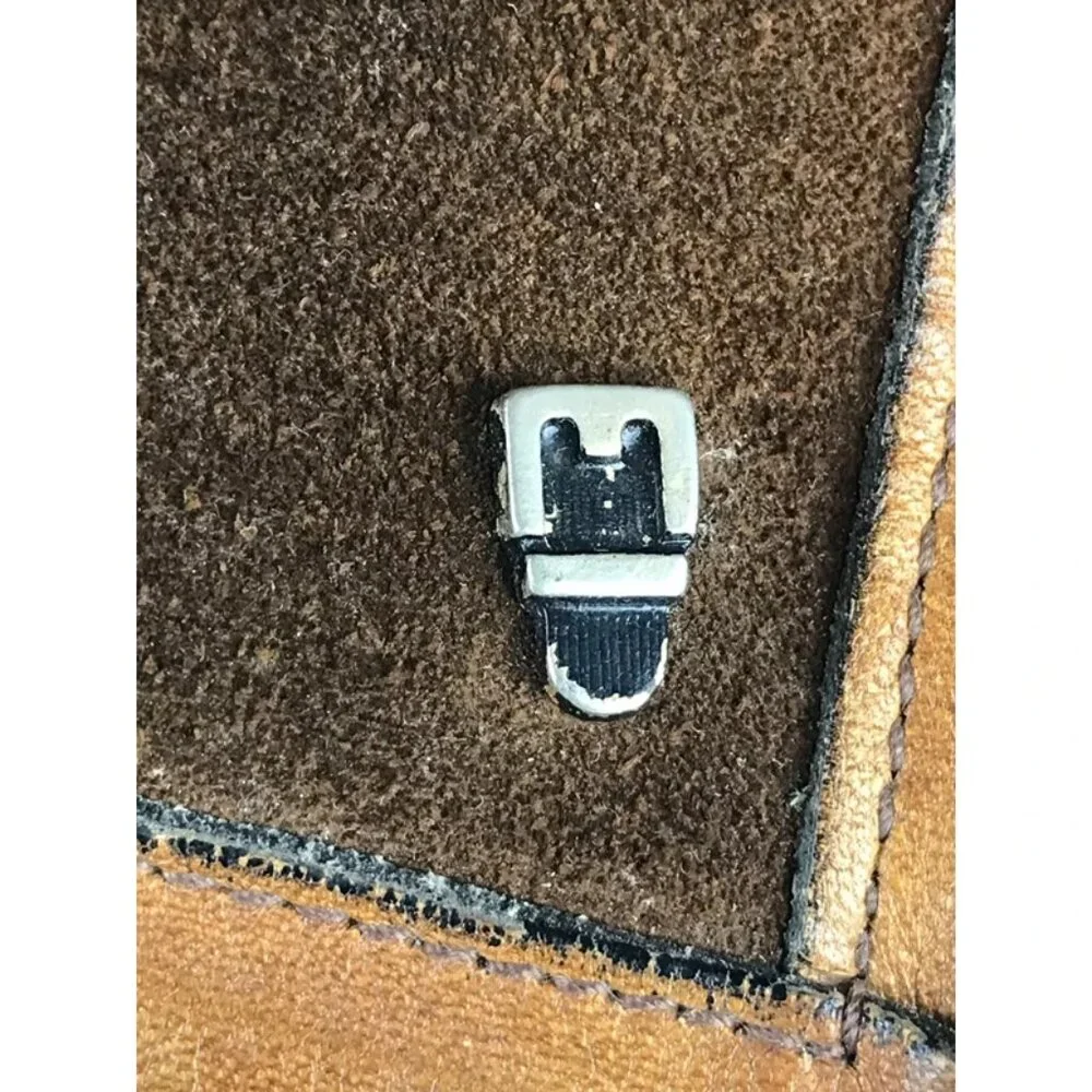 Michael Scott Unisex Adult Brown Suede‎ Double Top Handle Briefcase Bag